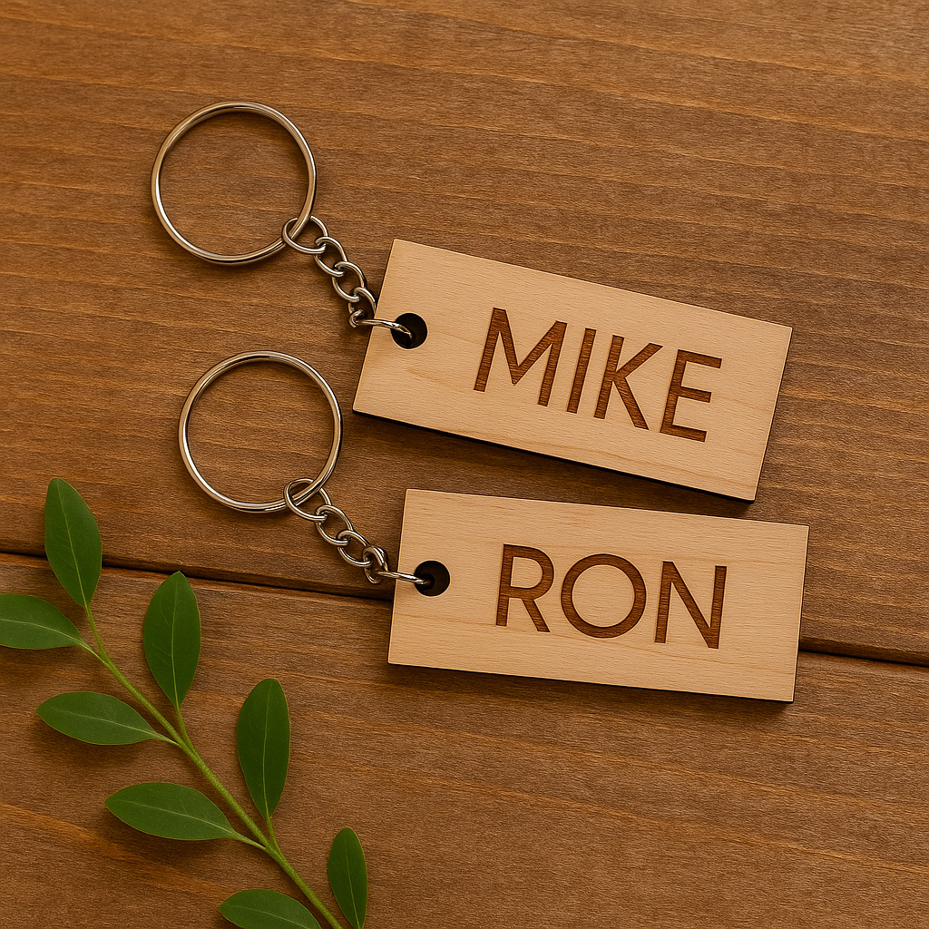 Name Keychain Bag Tag