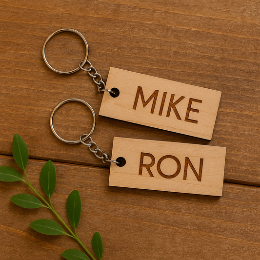 Name Keychain Bag Tag