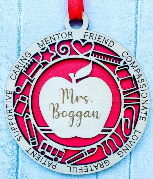 Favorite teacher Ornament (Make your teacher smile)