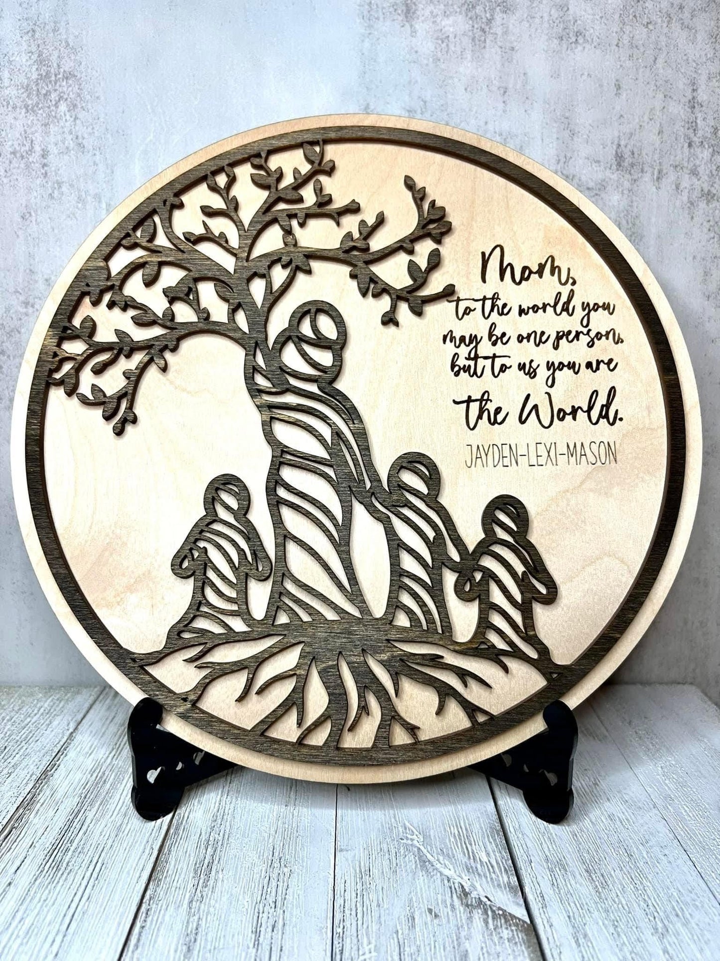 Personalized Family Sign for Mom's Gift / Mother's Day Gift