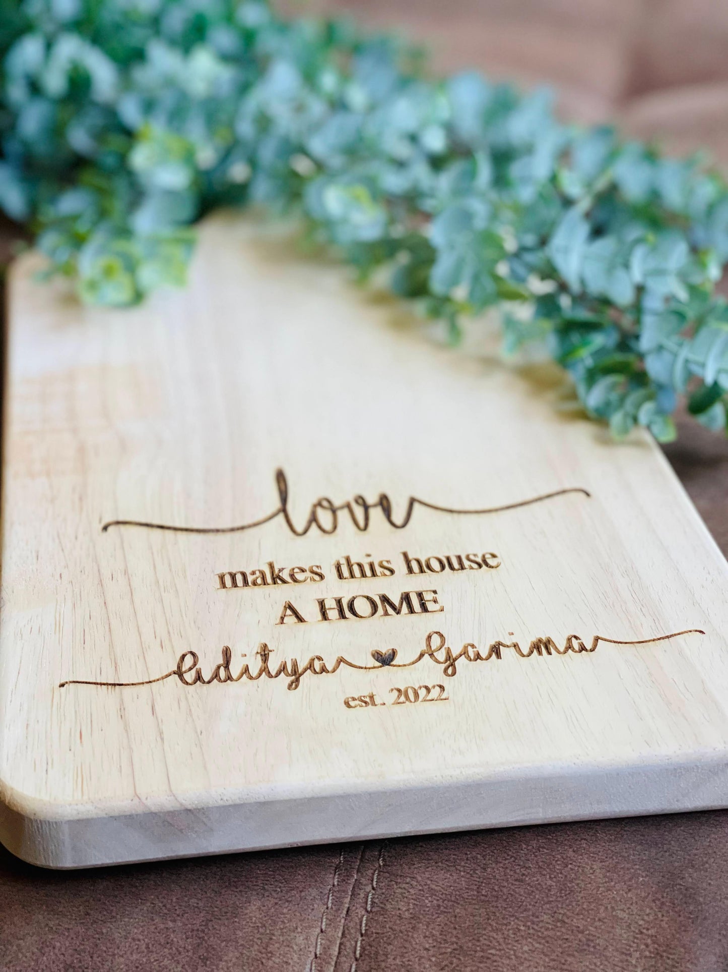 Customized Cutting Board/Charcuterie Board/Family Name Board/Photo on Wood/Personalized Photo Gift/Wood Cutting Board