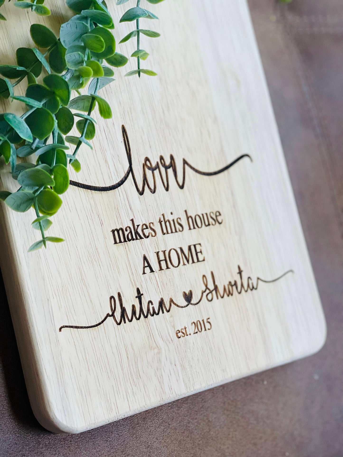 Customized Cutting Board/Charcuterie Board/Family Name Board/Photo on Wood/Personalized Photo Gift/Wood Cutting Board