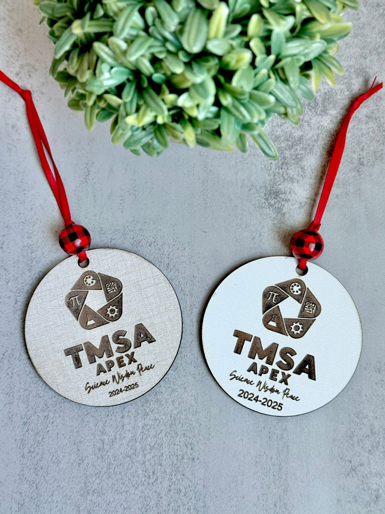 TMSA - Logo Engraved Ornaments