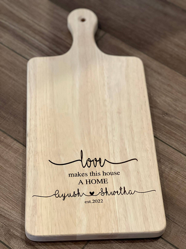 Customized Cutting Board/Charcuterie Board/Family Name Board/Photo on Wood/Personalized Photo Gift/Wood Cutting Board