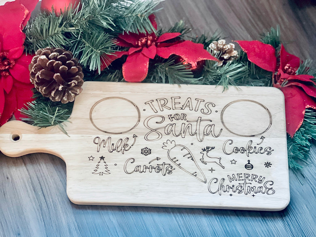 Santa Tray / Christmas Decor / Kitchen Decor / Christmas Gift