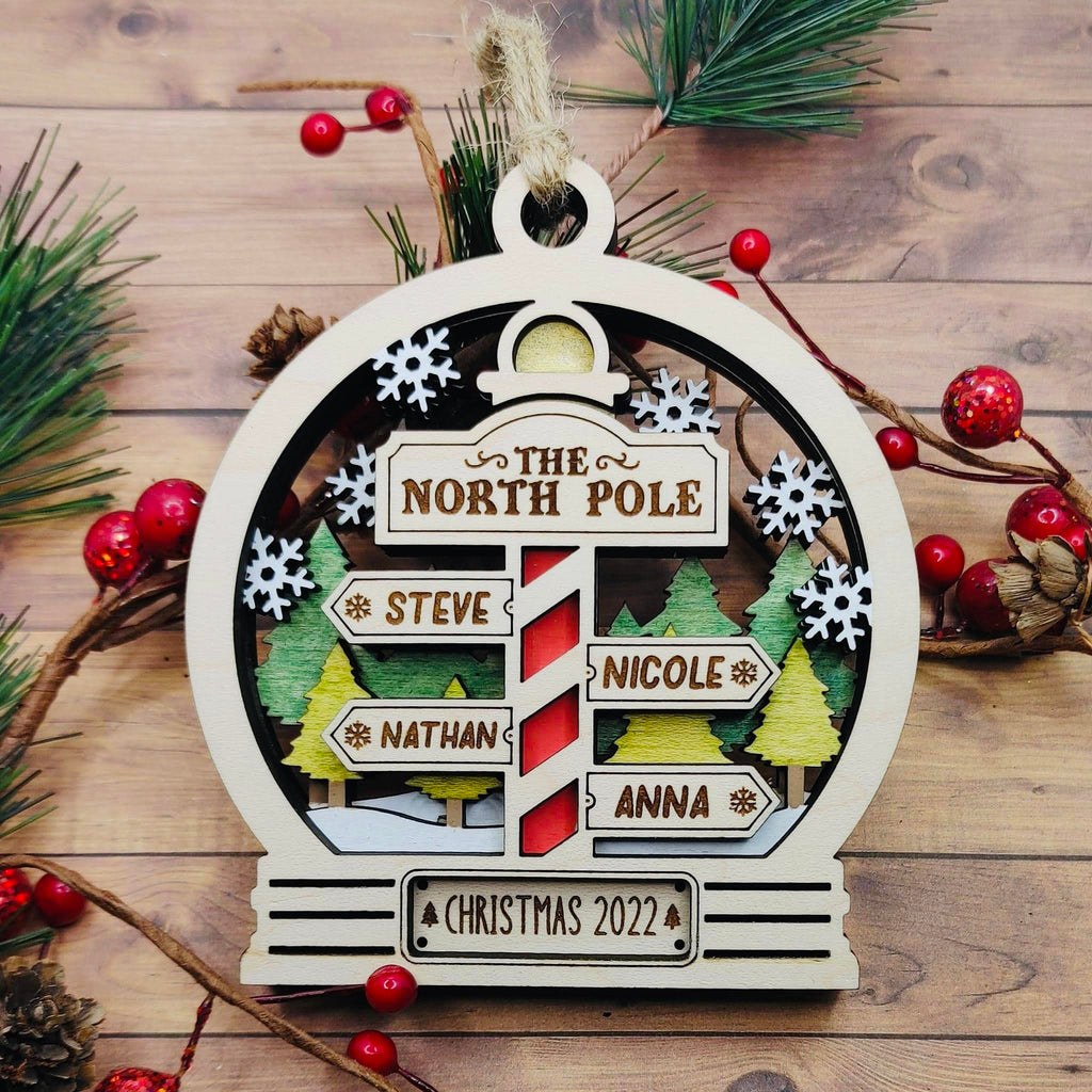 The North Pole Family Ornament